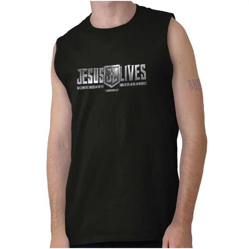 Jesus Lives Sleeveless T-Shirt