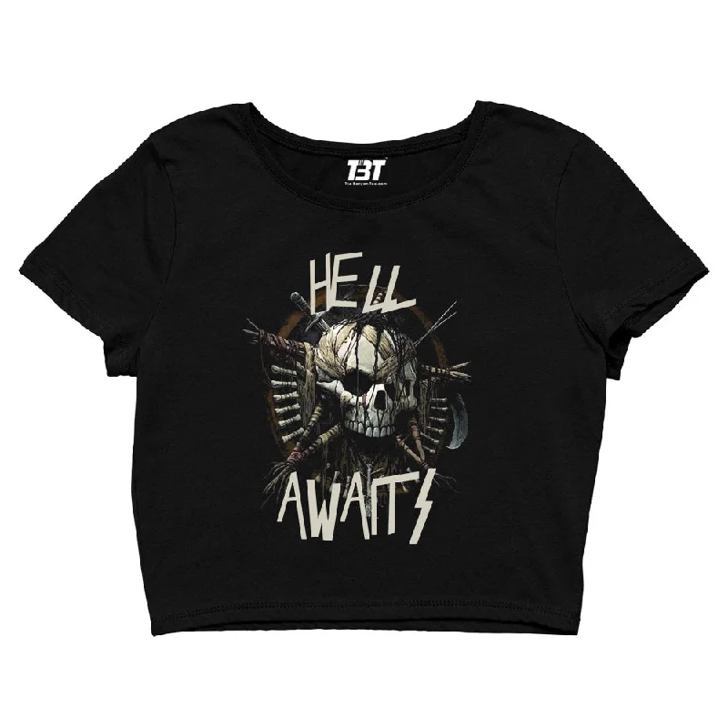 Slayer Crop Top - Hell Awaits