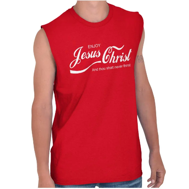 Enjoy Jesus Christ Sleeveless T-Shirt