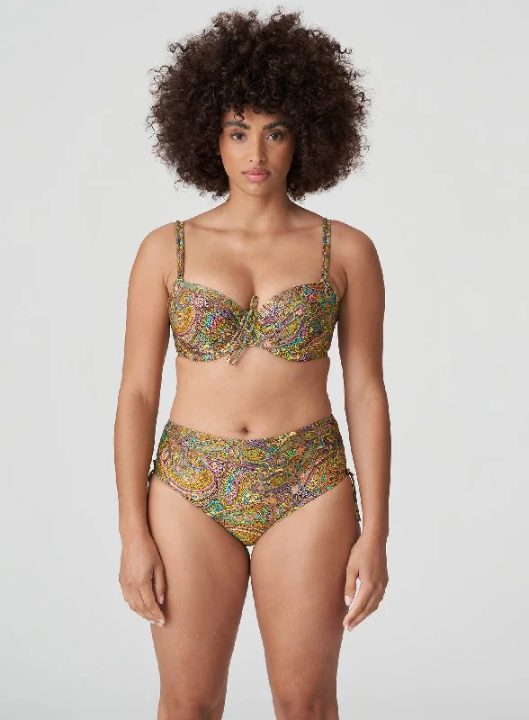 PrimaDonna Swimwear: Sakarun Padded Balcony Bikini Top Sunny Paisley