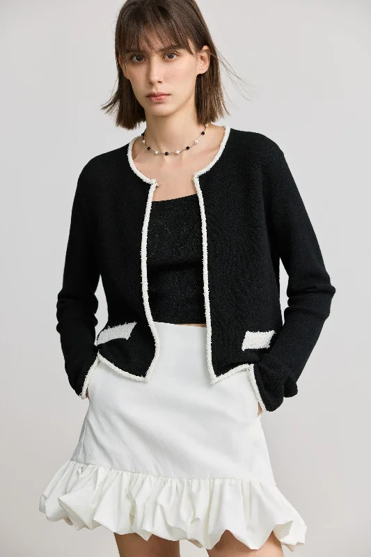 LILY Chic Shoulder-Fit Knit Cardigan