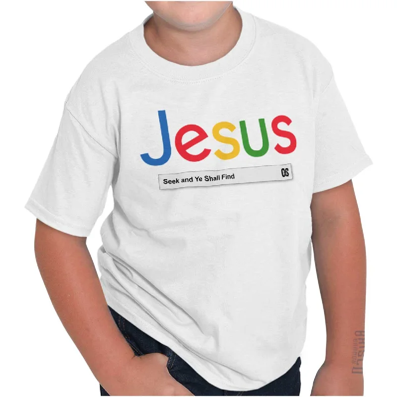 Jesus Seeking Answers Youth T Shirt