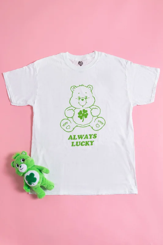 Daisy Street X Care Bears Relaxed with Plush Toy T-Shirt in Green