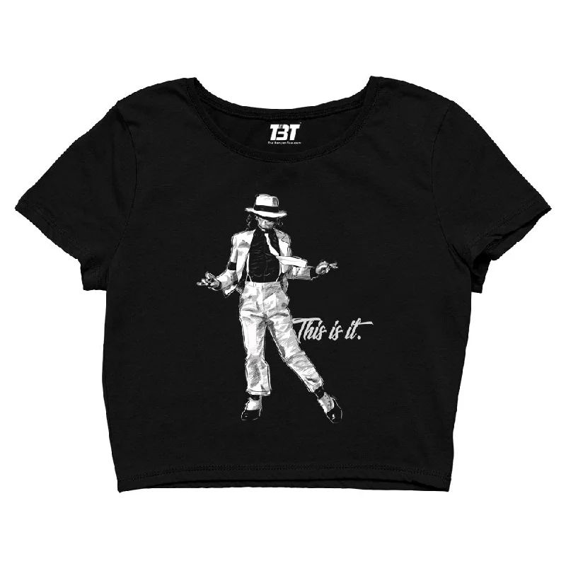 Michael Jackson Crop Top - This Is it