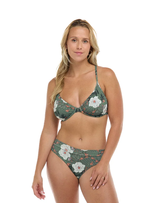 Aurora Solo D-F Cup Bikini Top - Saguaro